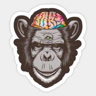 Candy Brain Sticker